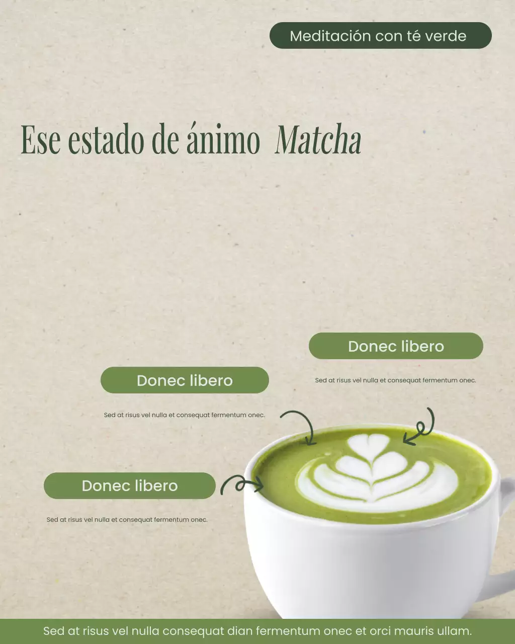 Publicación de Instagram sobre Matcha Mood