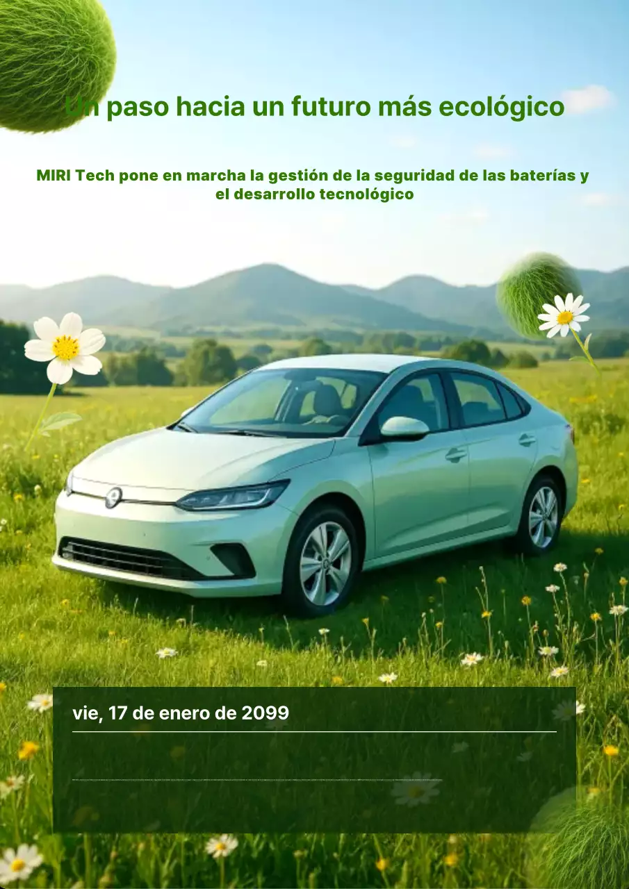 Tecnología de vehículos eléctricos ecológicos y naturales