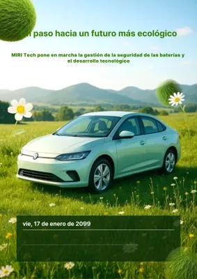 Tecnología de vehículos eléctricos ecológicos y naturales