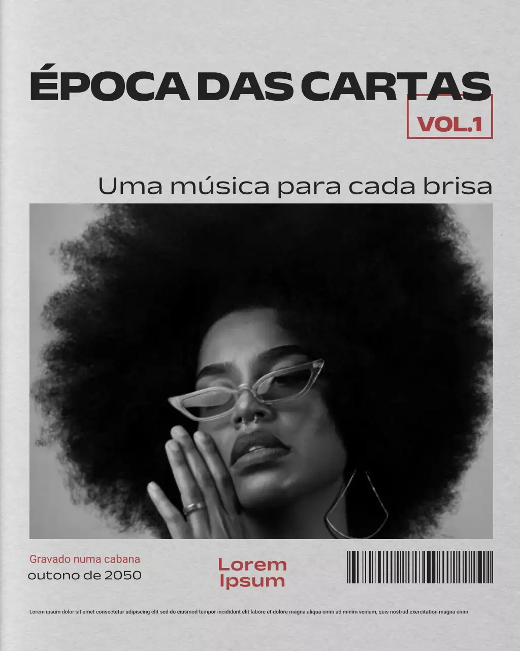 Capa do álbum de música folclórica no Instagram