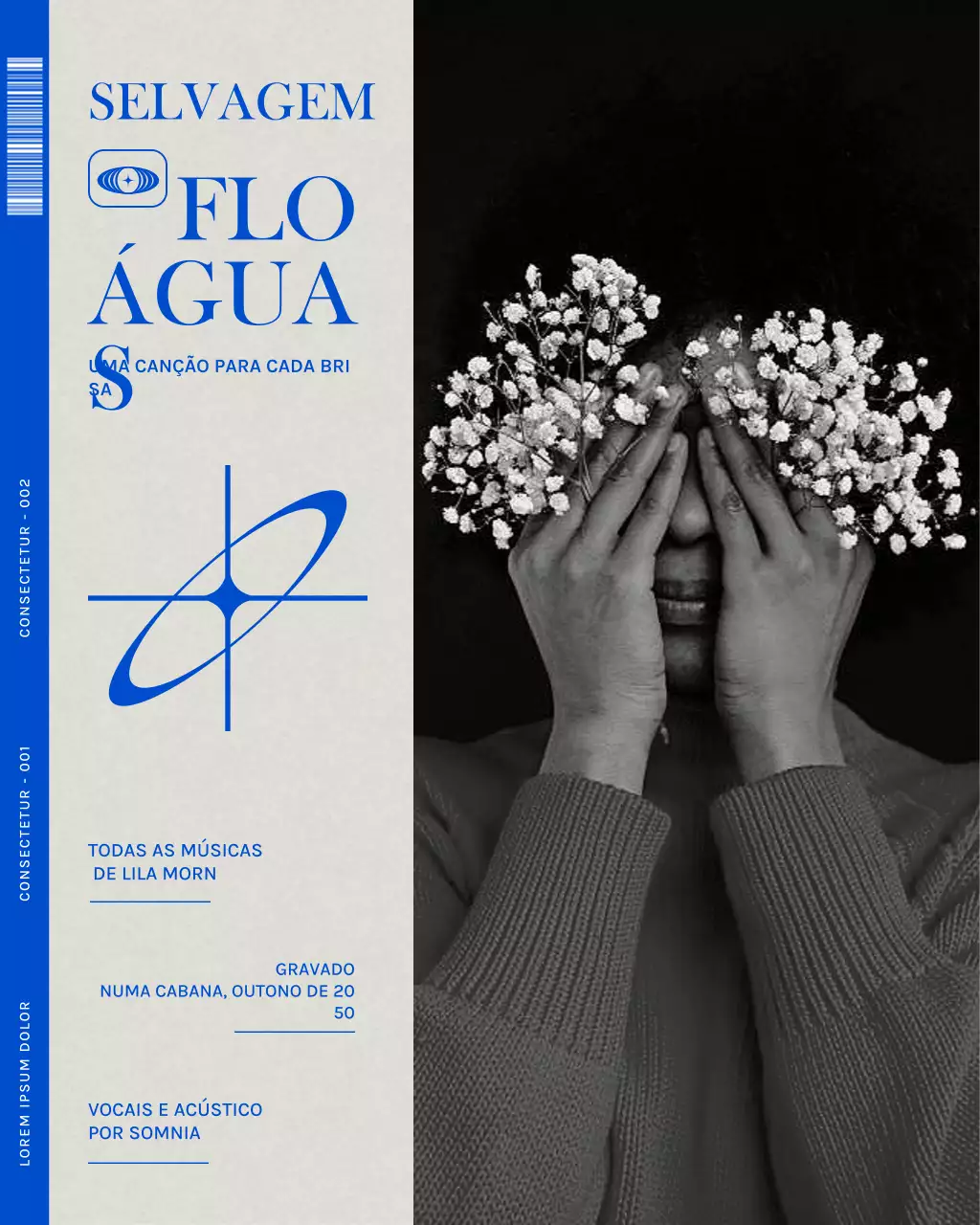 Postagem da capa do álbum Blue Modern