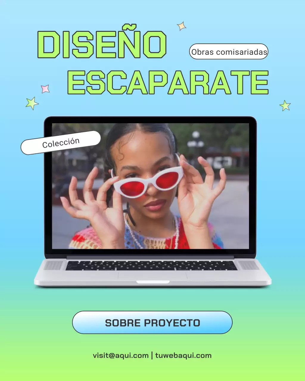 Publicación destacada de Instagram de la colorida cartera Y2K