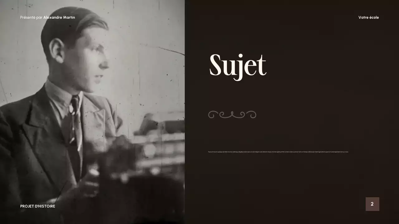 Présentation du guide de littérature vintage beige