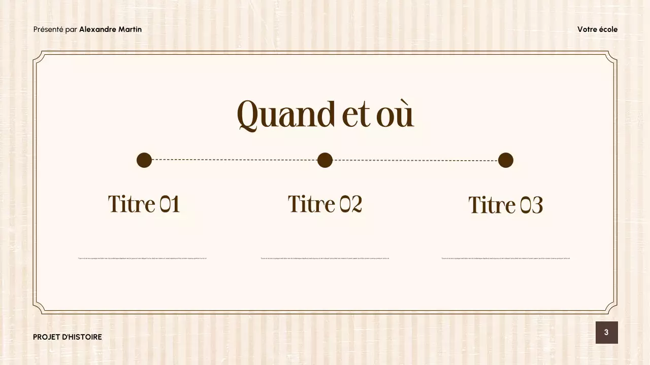 Présentation du guide de littérature vintage beige