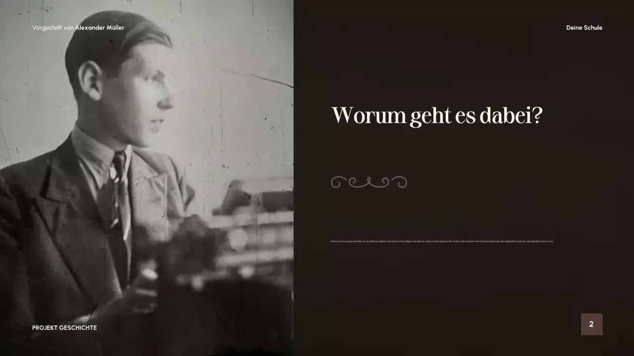 Beigefarbener Vintage-Literaturführer Präsentation