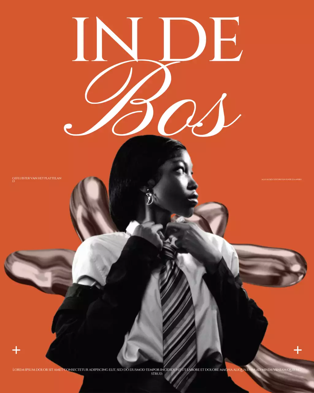 Orange Retro Muziek Promotie Instagram Post