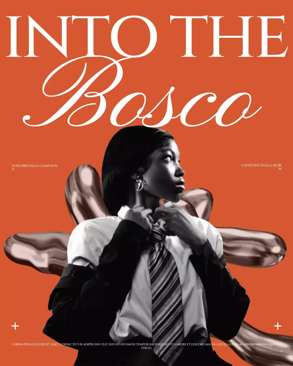 Post Instagram sulla promozione di Orange Retro Music