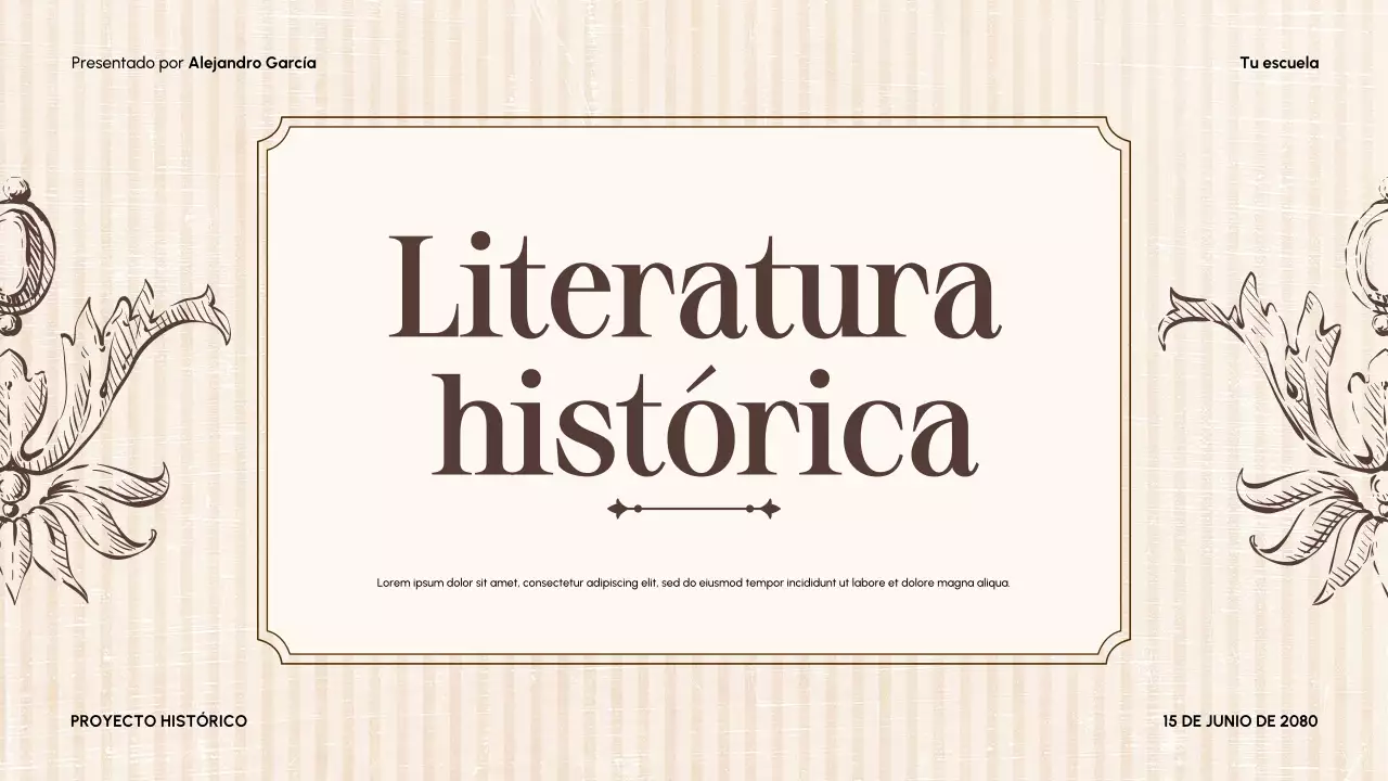 Presentación de la Guía de Literatura Vintage Beige