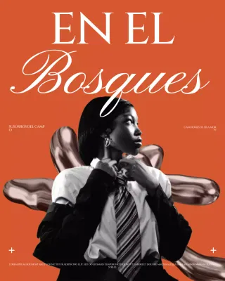 Publicación de Instagram de promoción de música retro de Orange