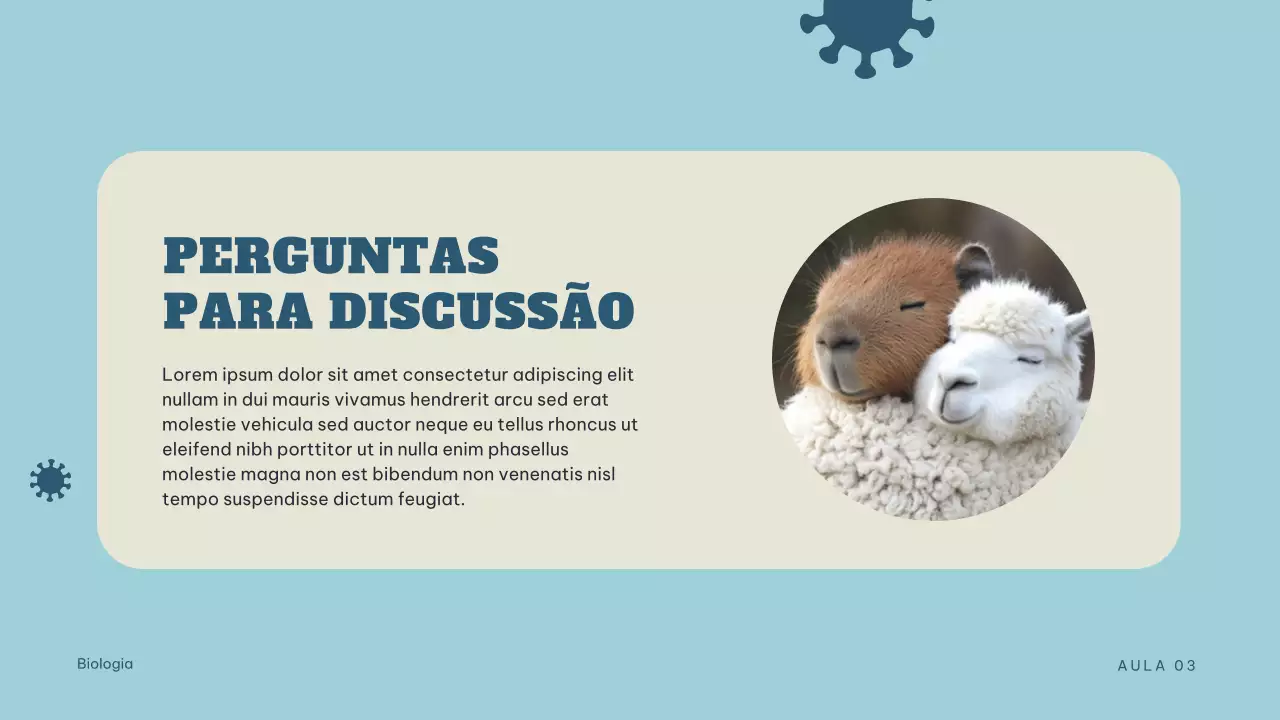 Apresentação da aula de Biologia Moderna Azul