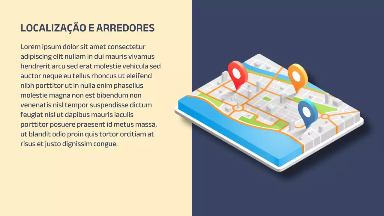 Apresentação de Promoção Imobiliária Moderna Orange