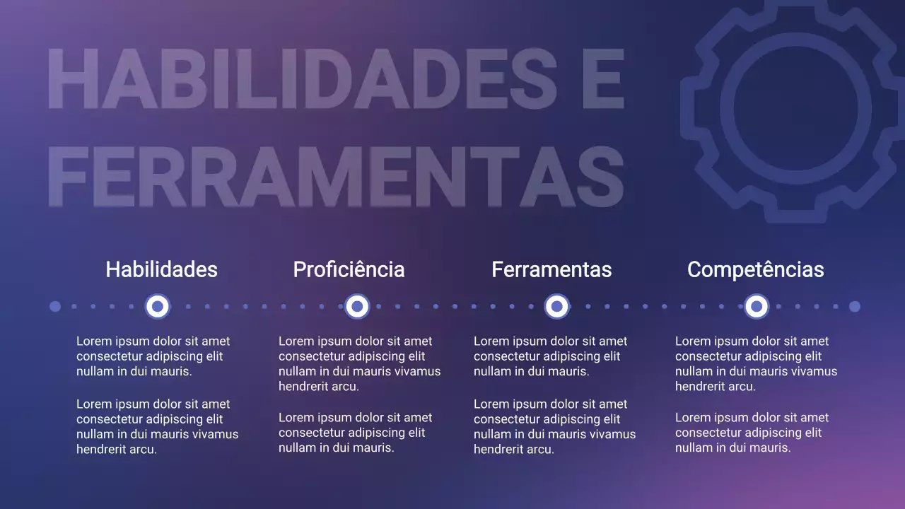Apresentação do Portfólio de Design Moderno Roxo