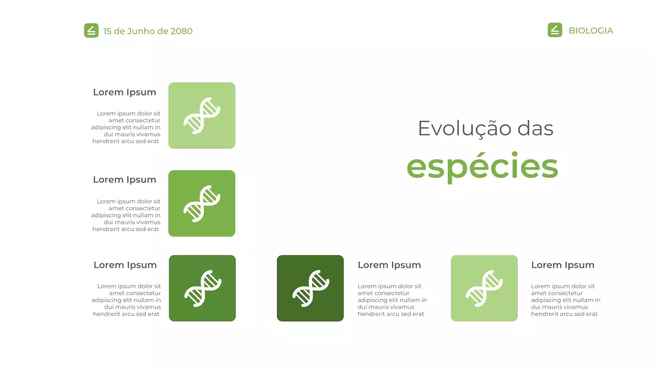 Apresentação da Palestra sobre Biologia Moderna Verde