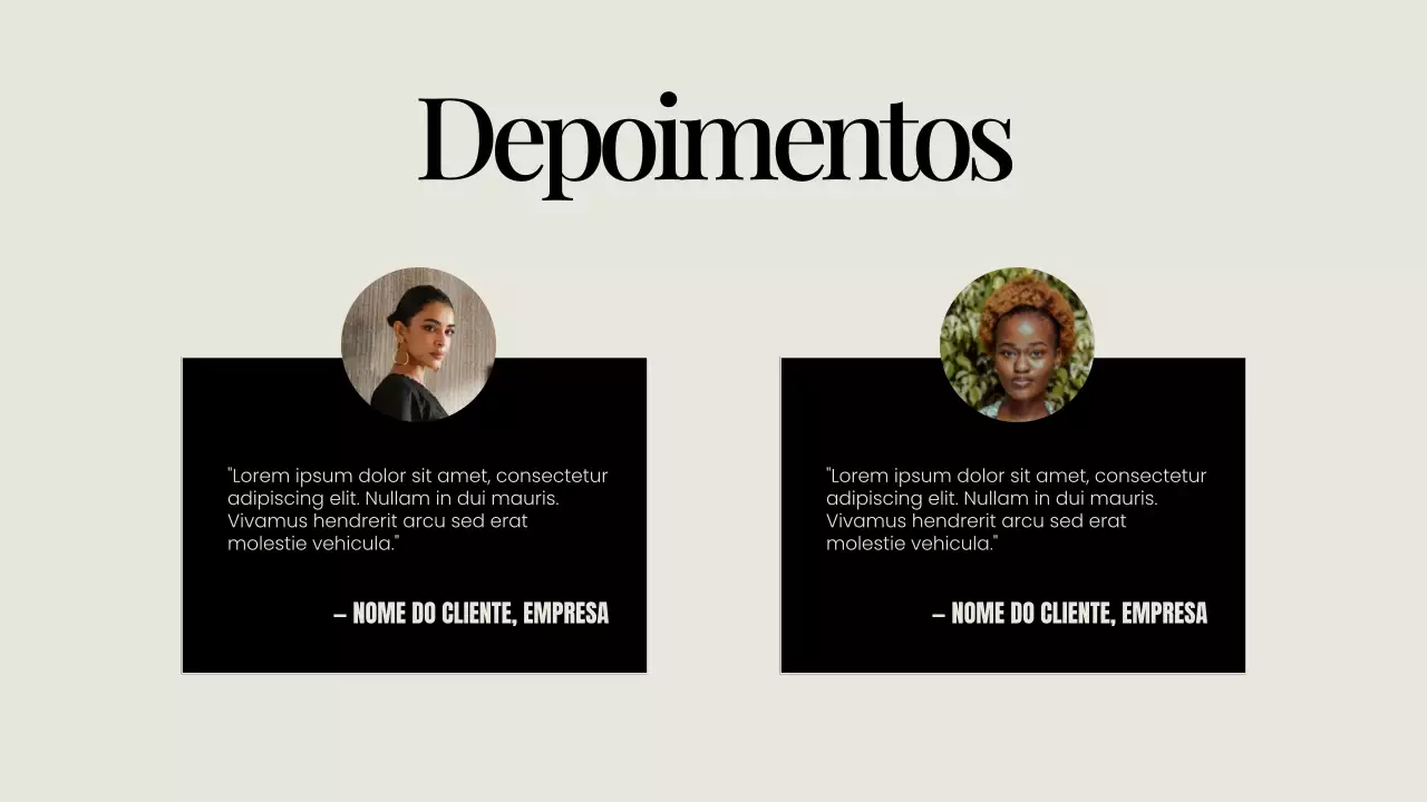 Apresentação de Ilustração Criativa Bege