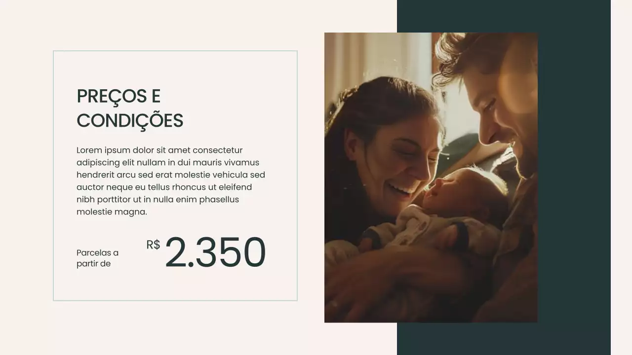 Apresentação de Promoção Imobiliária Moderna Bege