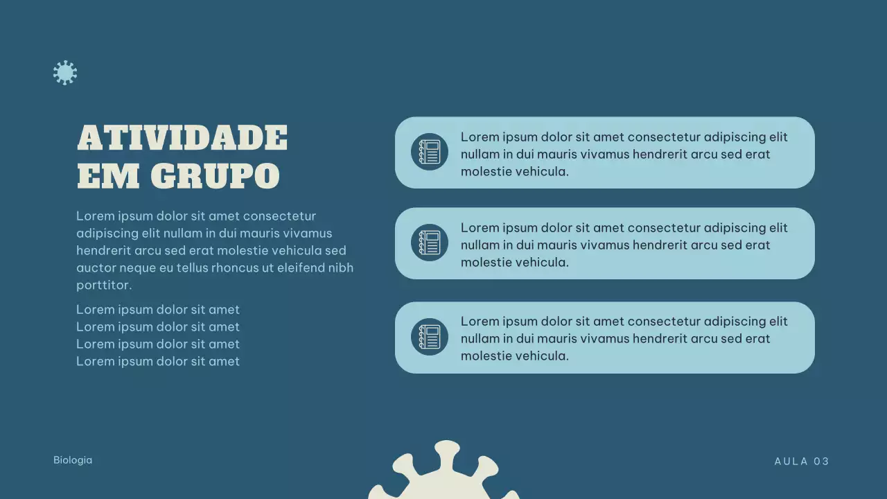 Apresentação da aula de Biologia Moderna Azul