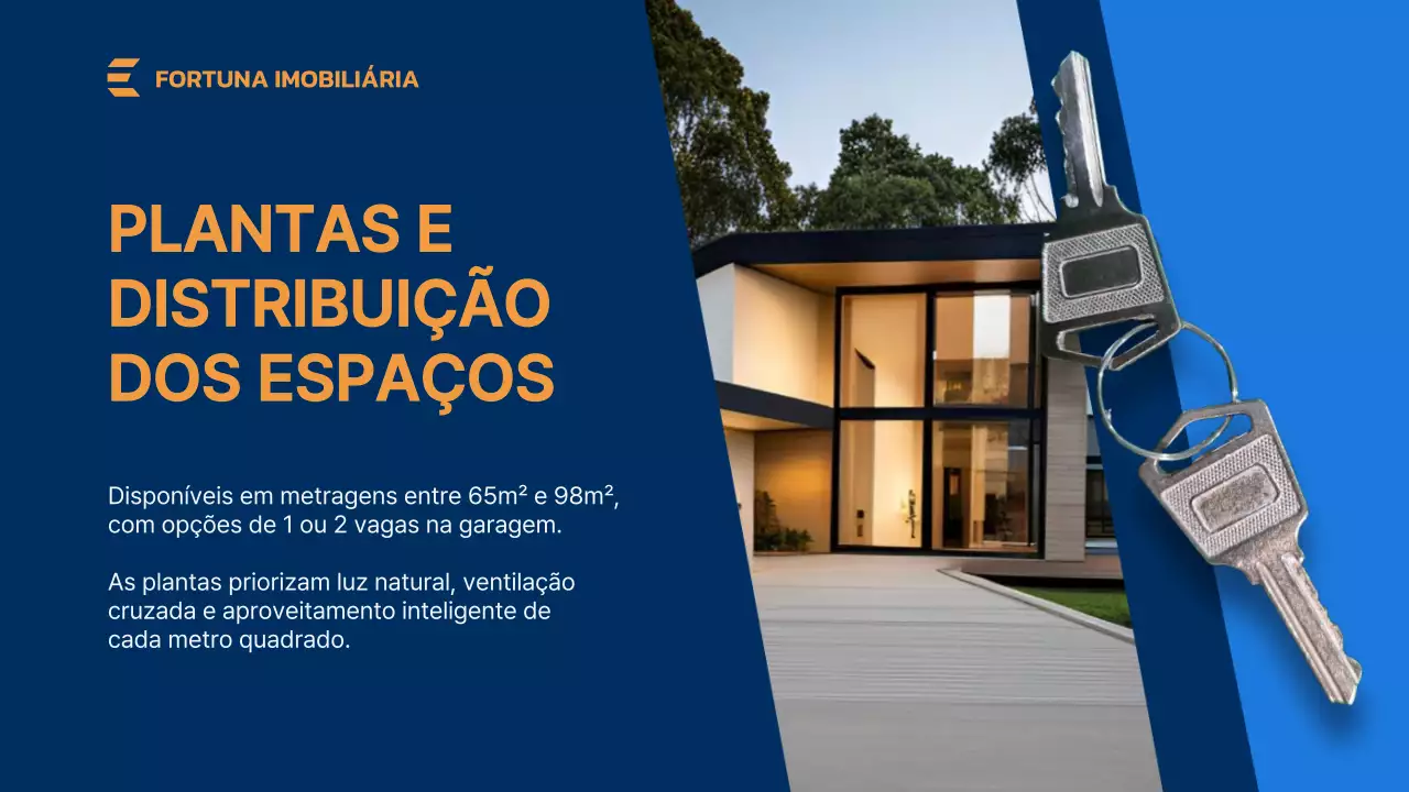 Apresentação de Anúncio Imobiliário Moderno Azul