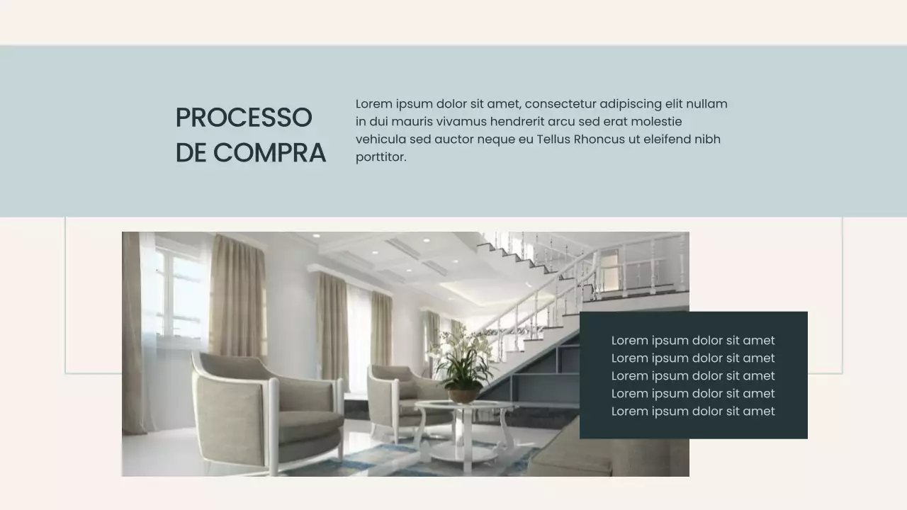 Apresentação de Promoção Imobiliária Moderna Bege