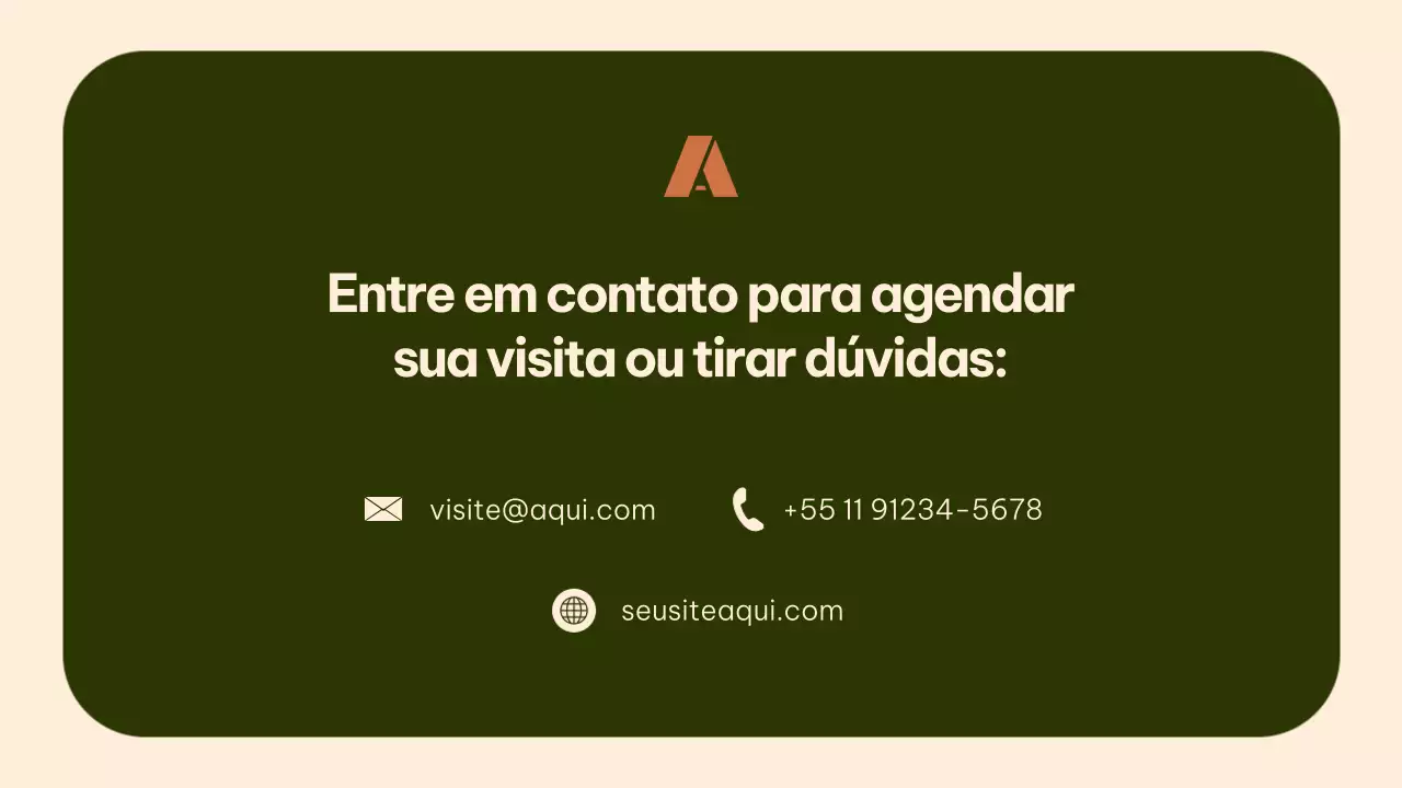 Apresentação de Promoção Imobiliária Moderna Orange