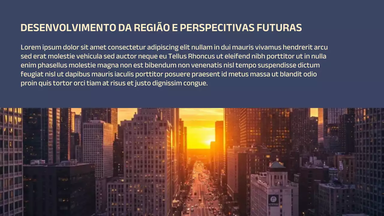 Apresentação de Promoção Imobiliária Moderna Orange