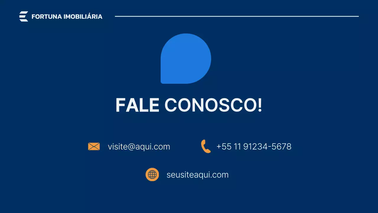 Apresentação de Anúncio Imobiliário Moderno Azul