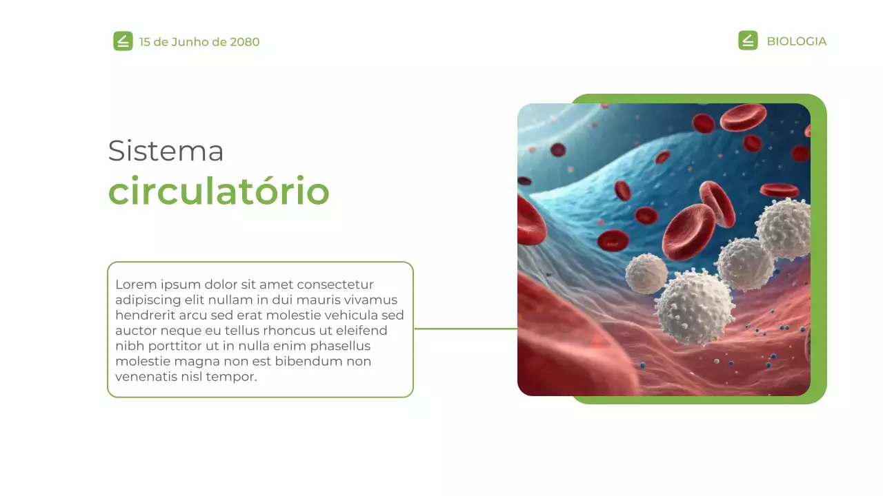 Apresentação da Palestra sobre Biologia Moderna Verde