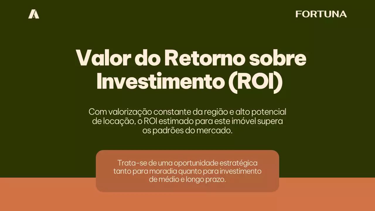 Apresentação de Promoção Imobiliária Moderna Orange