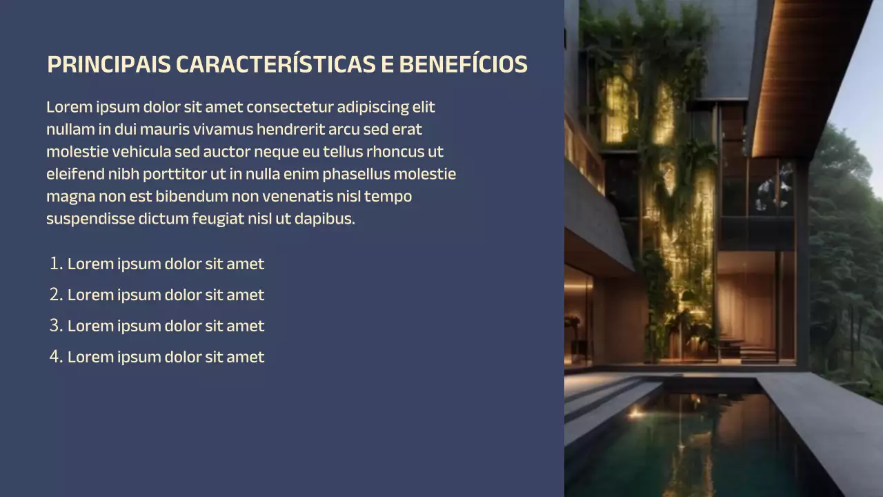 Apresentação de Promoção Imobiliária Moderna Orange