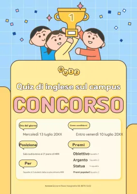 Guida al concorso di inglese Yellow Baby