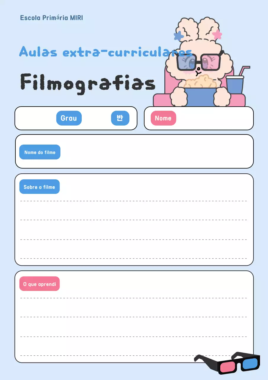 Crítica do filme Sky Blue Baby - Material educativo