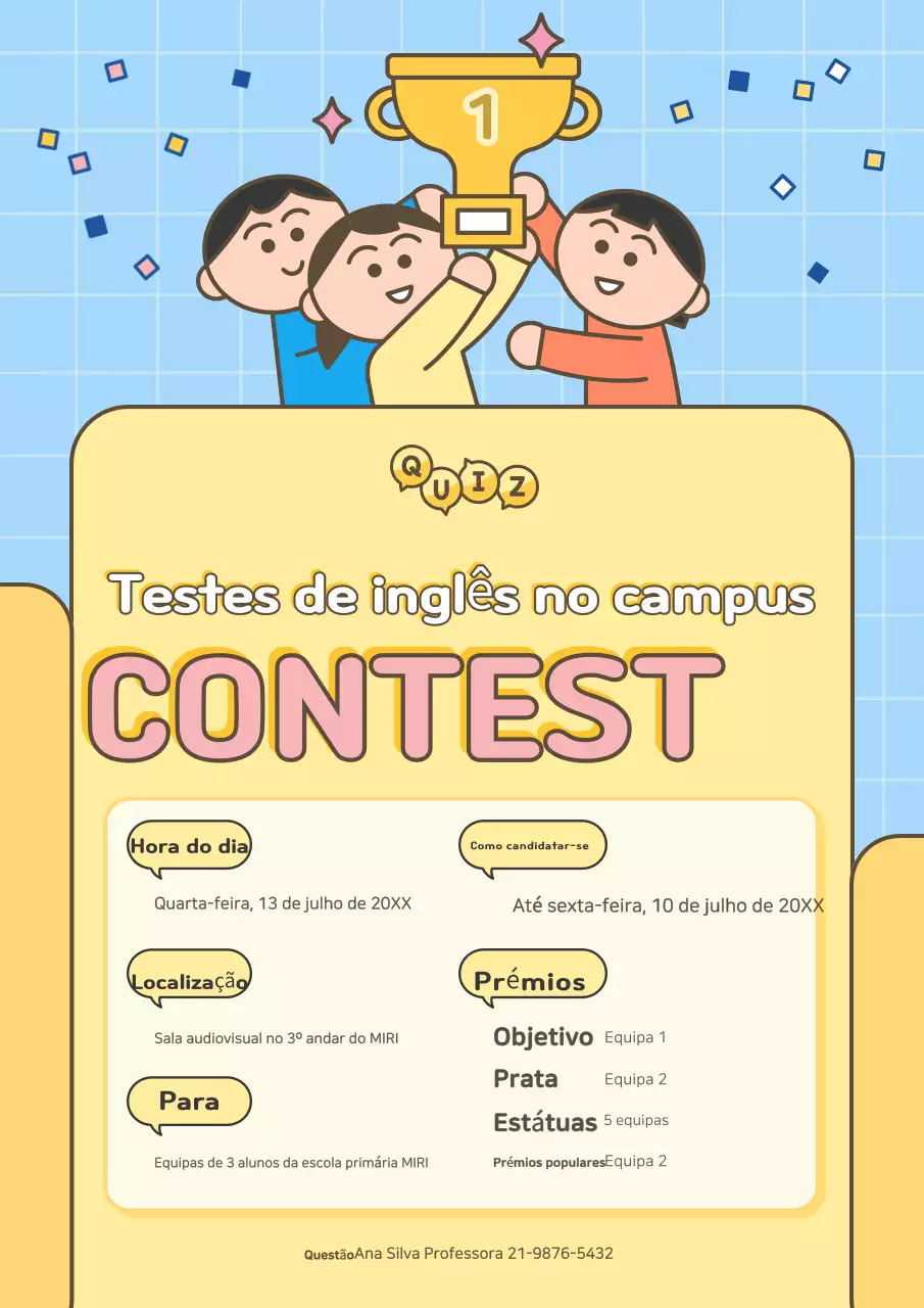 Guia do Concurso de Inglês Yellow Baby