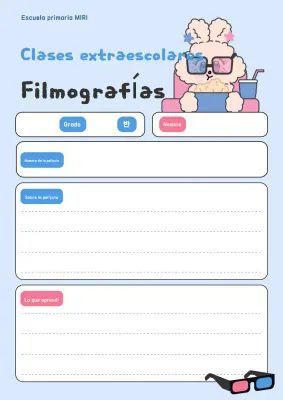 Reseña de la película Bebé Azul Cielo Material educativo