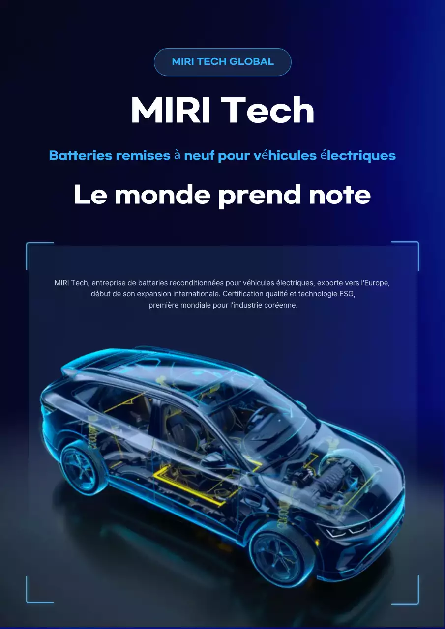 Promotion de la voiture électrique moderne bleue