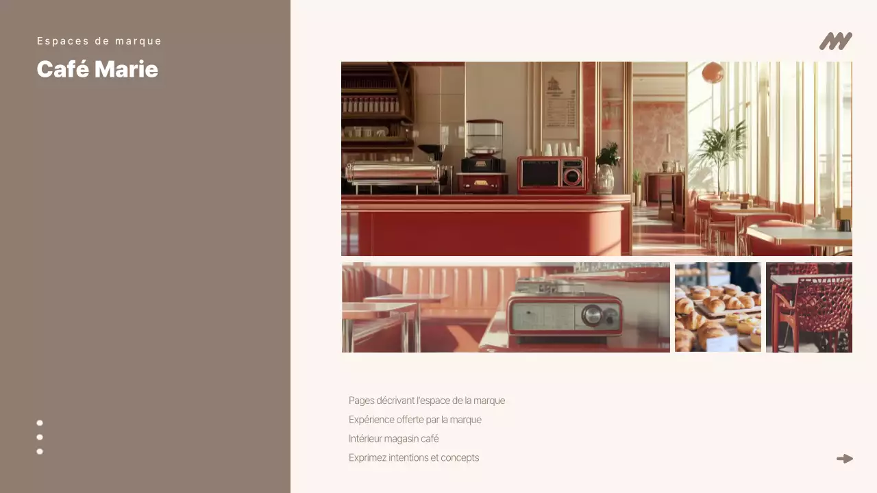 Description de la marque minimaliste beige