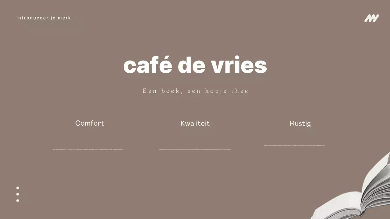 Beige Minimal Branding Beschrijving