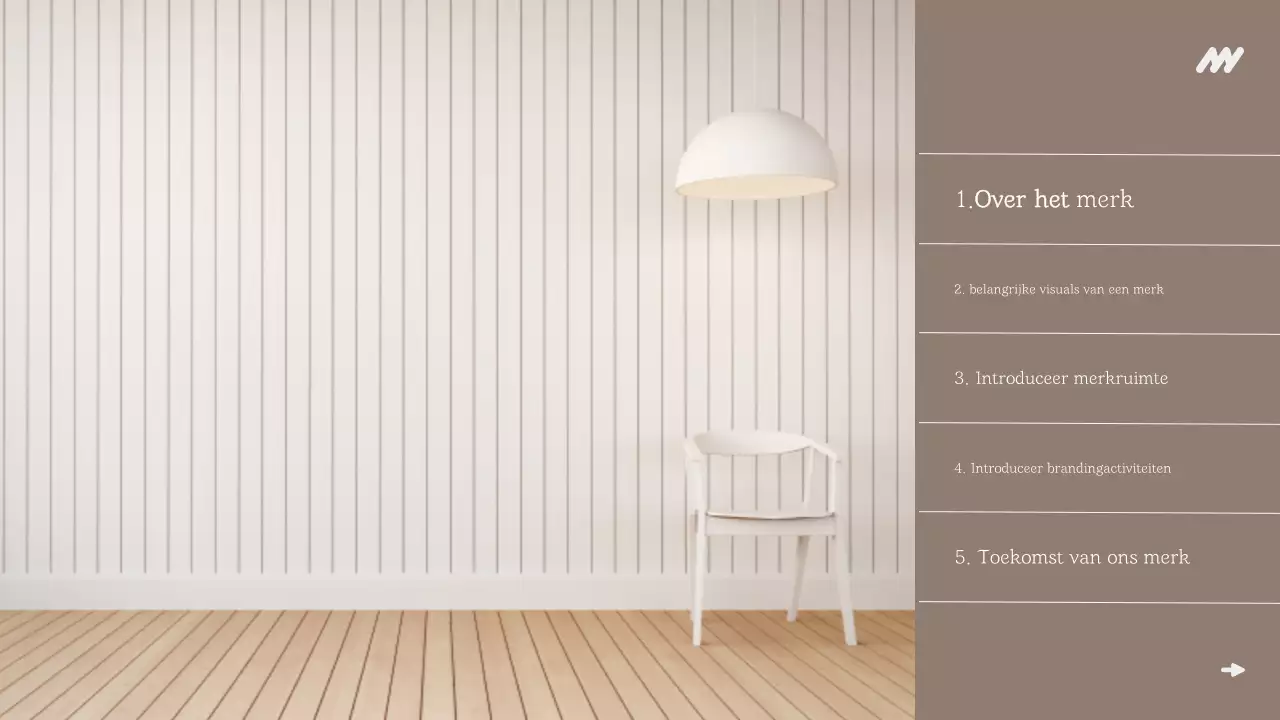 Beige Minimal Branding Beschrijving