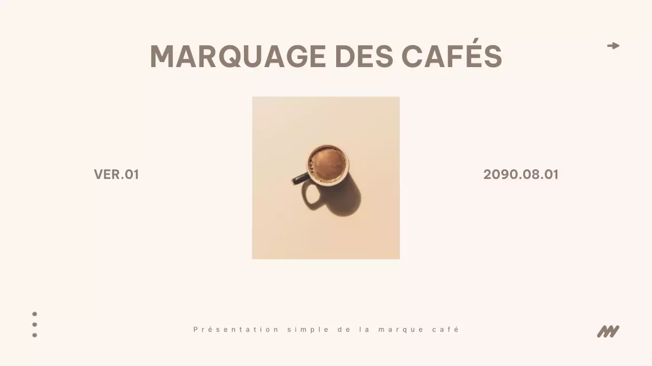 Description de la marque minimaliste beige