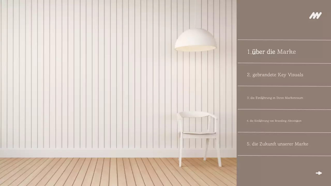 Beige Minimal Branding Beschreibung