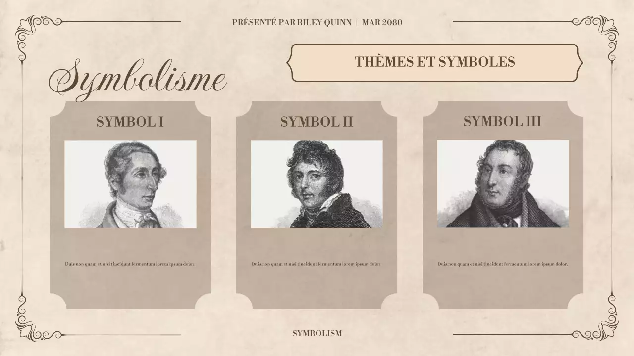 Présentation d'étude de la littérature historique classique