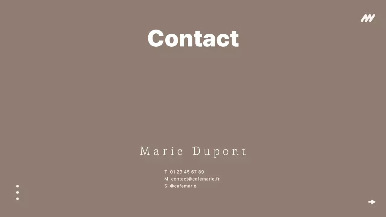 Description de la marque minimaliste beige