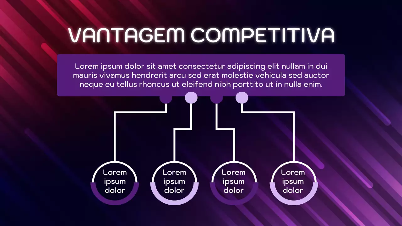 Apresentação de anúncio de smartphone moderno roxo