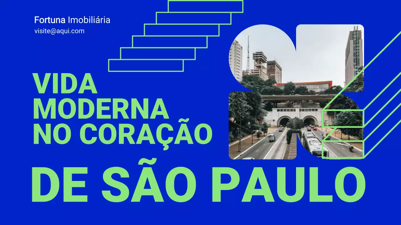 Apresentação de Promoção Imobiliária Blue Modern