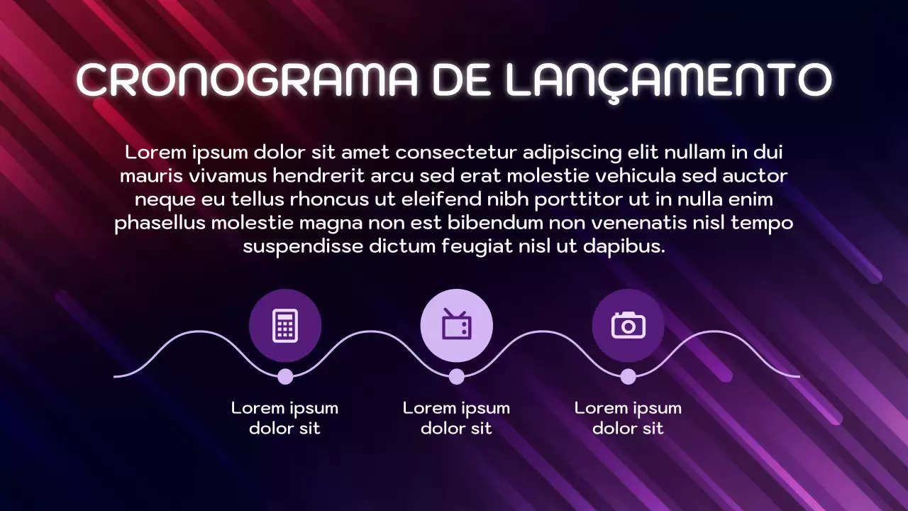 Apresentação de anúncio de smartphone moderno roxo