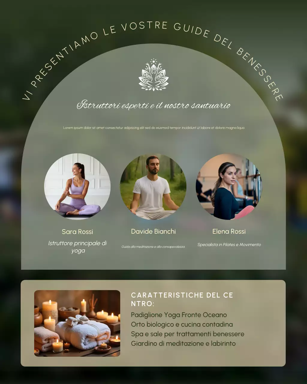 promozione del benessere moderno verde