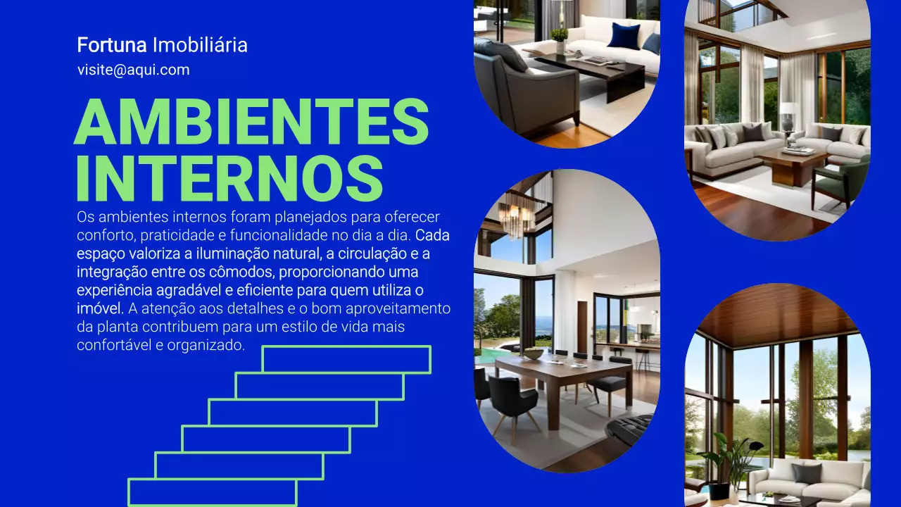 Apresentação de Promoção Imobiliária Blue Modern