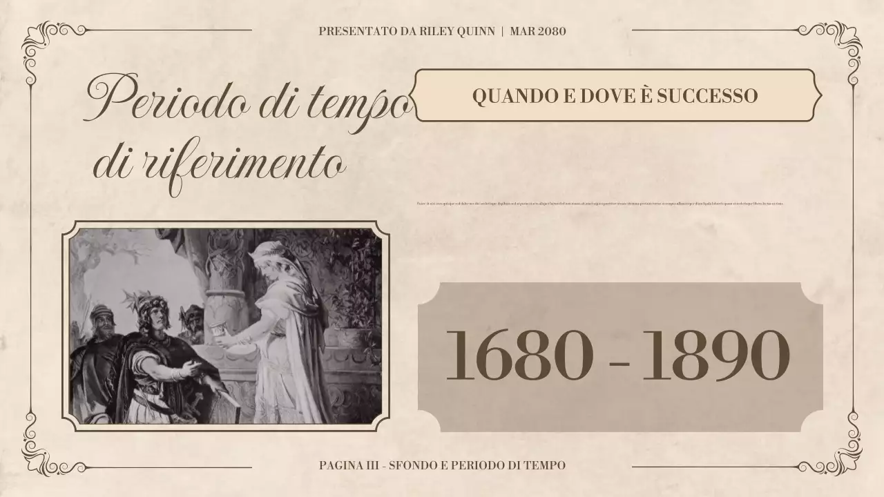 Presentazione sullo studio della letteratura storica classica