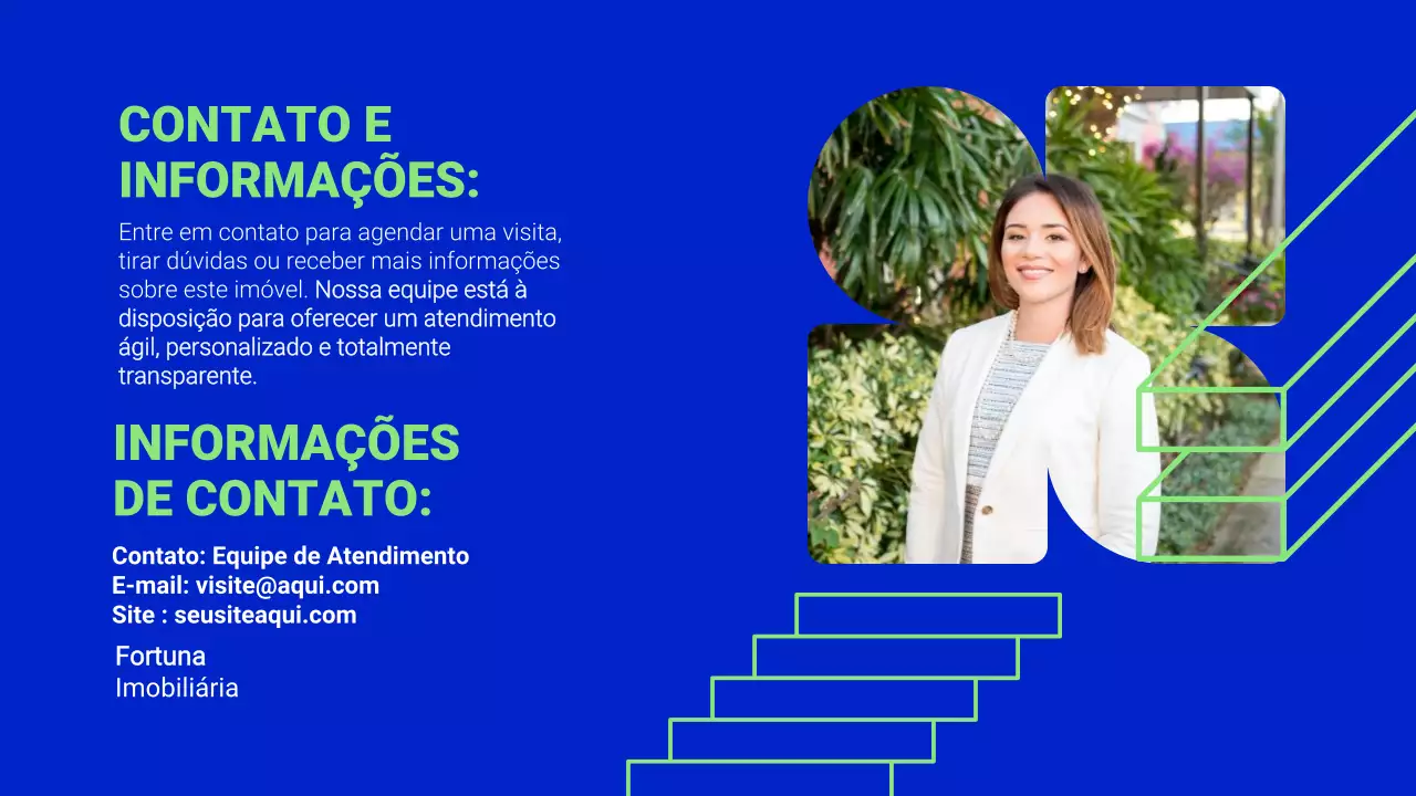 Apresentação de Promoção Imobiliária Blue Modern