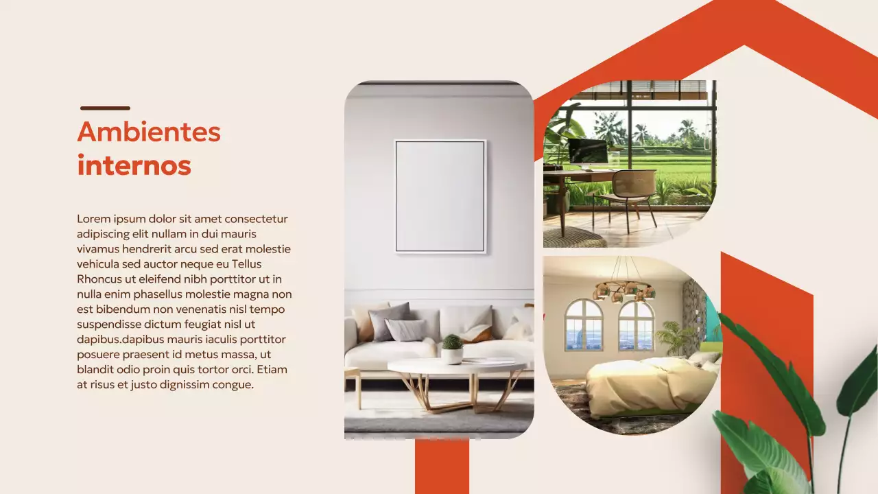 Apresentação de Promoção Imobiliária Moderna Bege