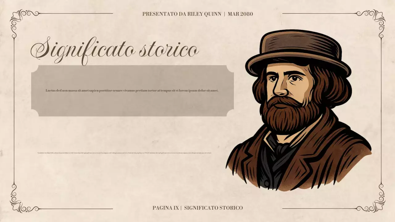 Presentazione sullo studio della letteratura storica classica