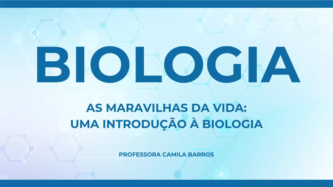 Apresentação do Curso de Biologia Moderna Azul